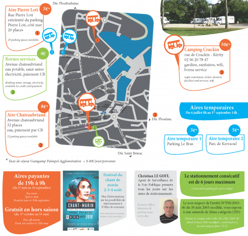 Stationnement camping-car Paimpol